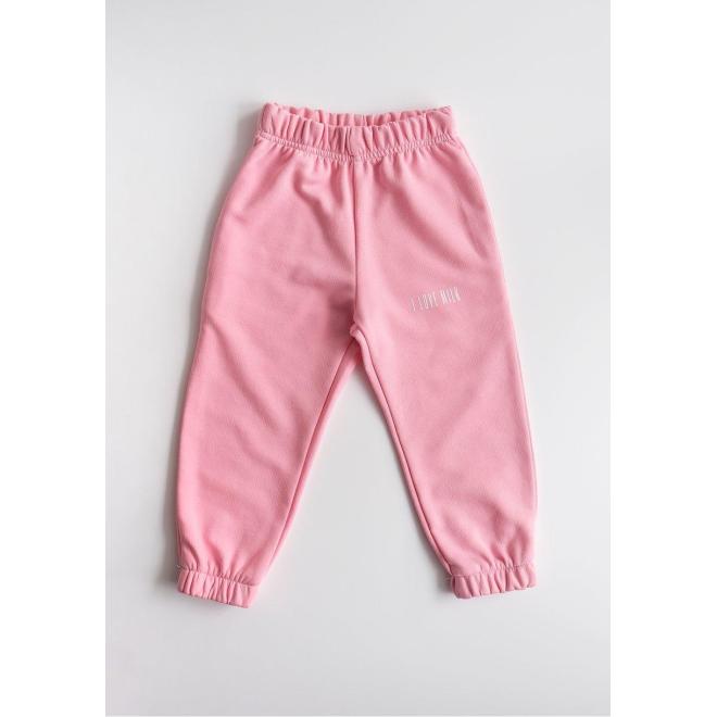 E-shop Tepláky pre dievčatá I LOVE MILK v ružovej farbe, ILM048 Candy Pink__4744 110/116 (4-6Y)