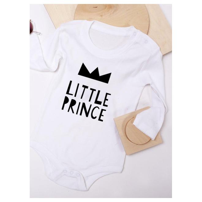 E-shop Chlapčenské little prince body I LOVE MILK, ILM174 little prince__3837 62/68 (3-6M) Biela