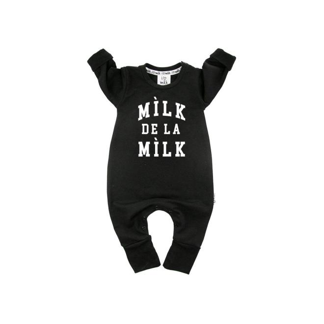 E-shop Čierny overal milk de la milk I LOVE MILK, ILM260 milk de la milk__3153 50/56 (0-3M)