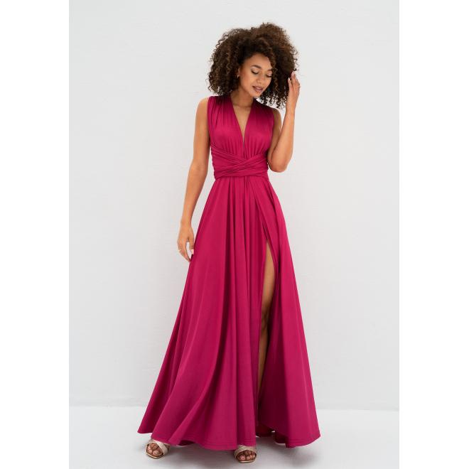 E-shop Dlhé večerné šaty MOSQUITO v ružovej farbe, MO826 Senya__7757 SKLM L